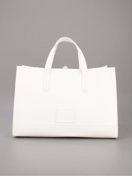 Ralph Lauren Tote Bag in White | Lyst