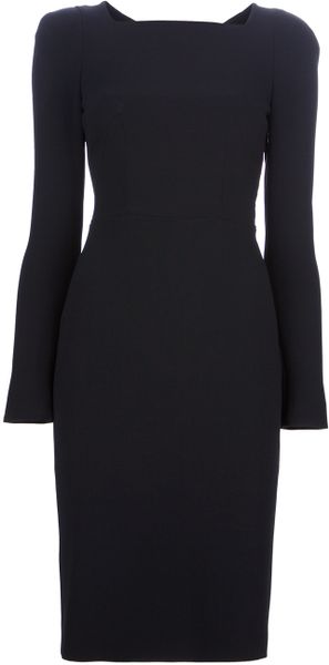 Tom Ford Cutout Dress in Black | Lyst