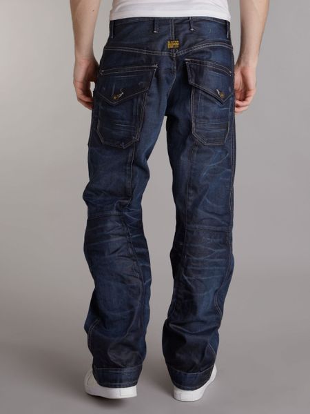 G-star Raw Loose Fit Washed Jeans in Blue for Men (denim) | Lyst