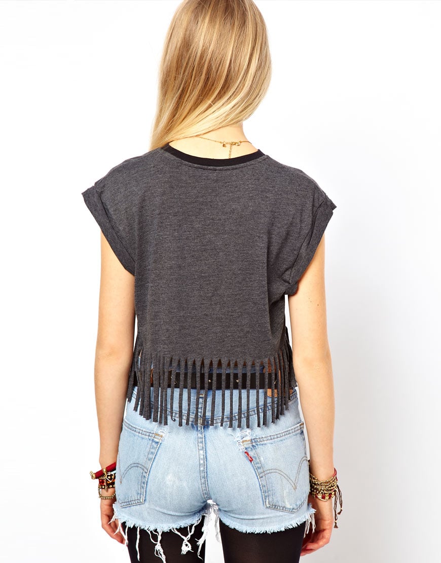 shirt with fringe bottom