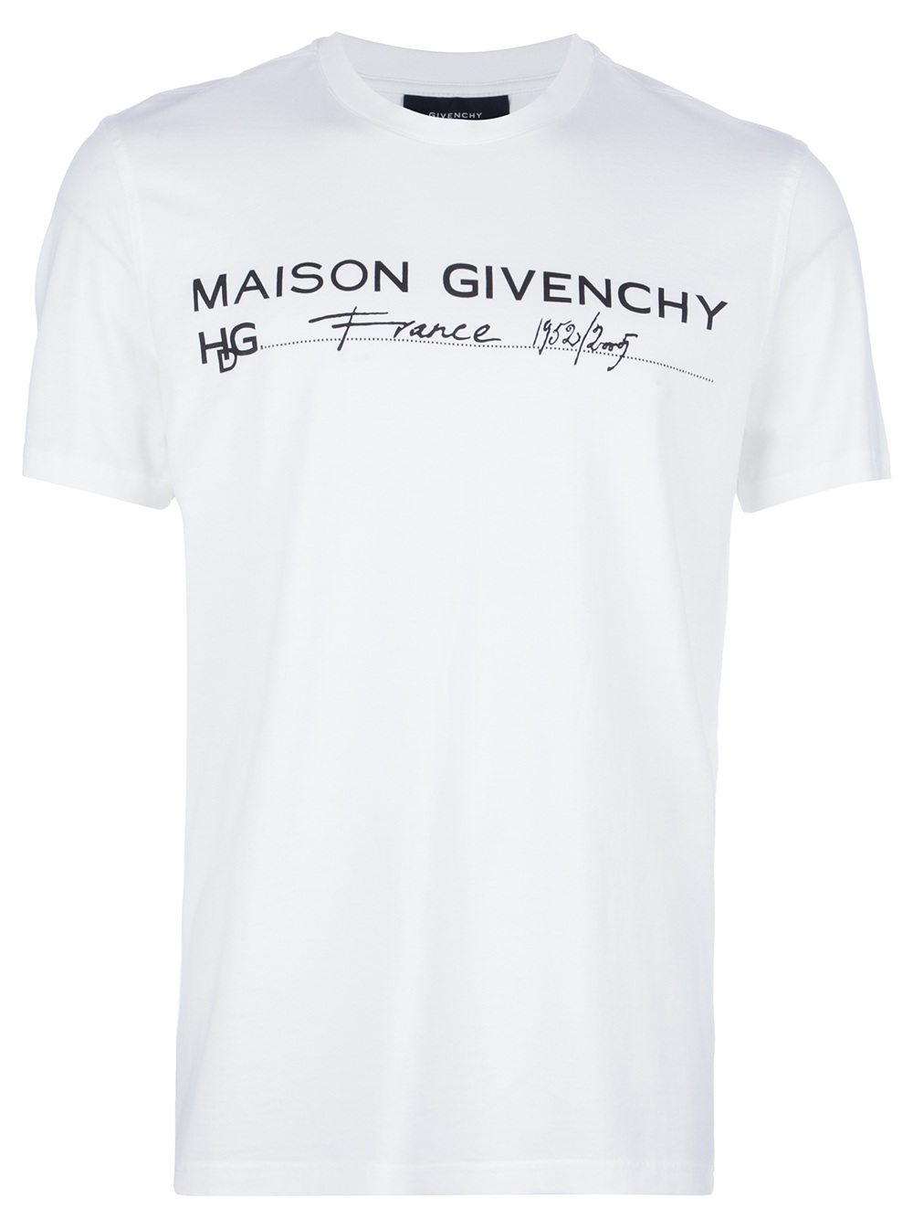 Givenchy Maison Givenchy Tshirt in White for Men | Lyst