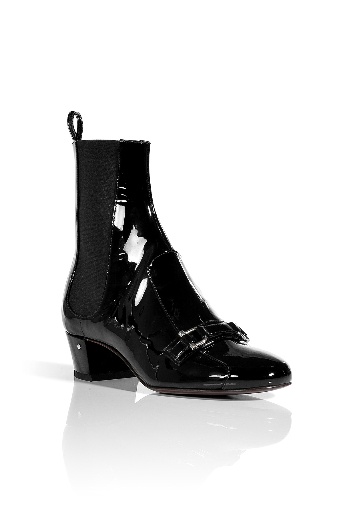 Lyst - Laurence Dacade Black Patent Leather Ankle Boots in Black