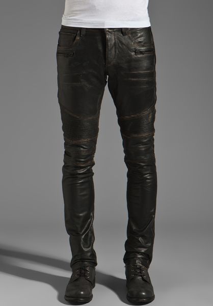 Rogue Leather Pants in Black for Men | Lyst