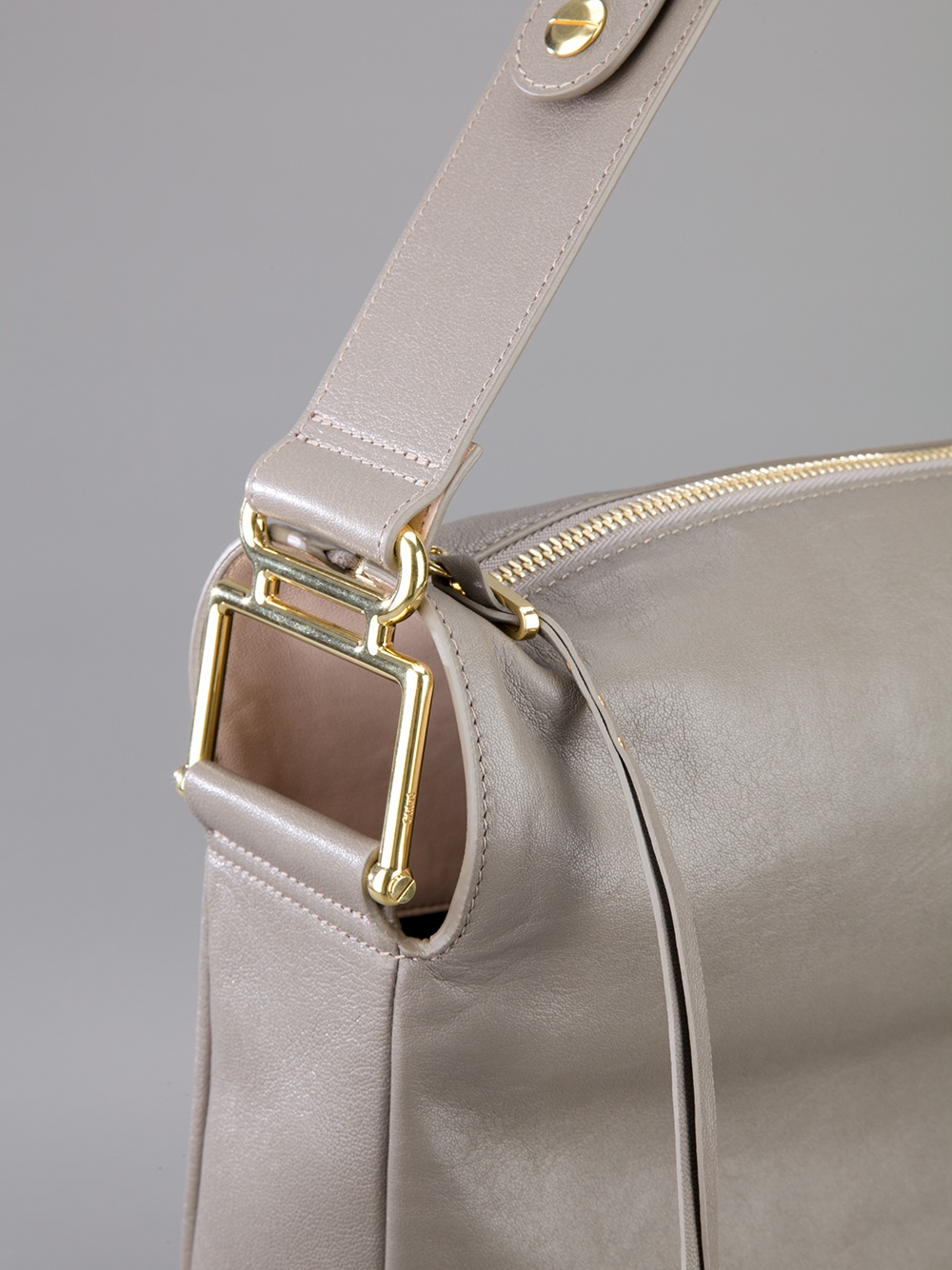 Chloé Vanessa Shoulder Bag in Gray | Lyst