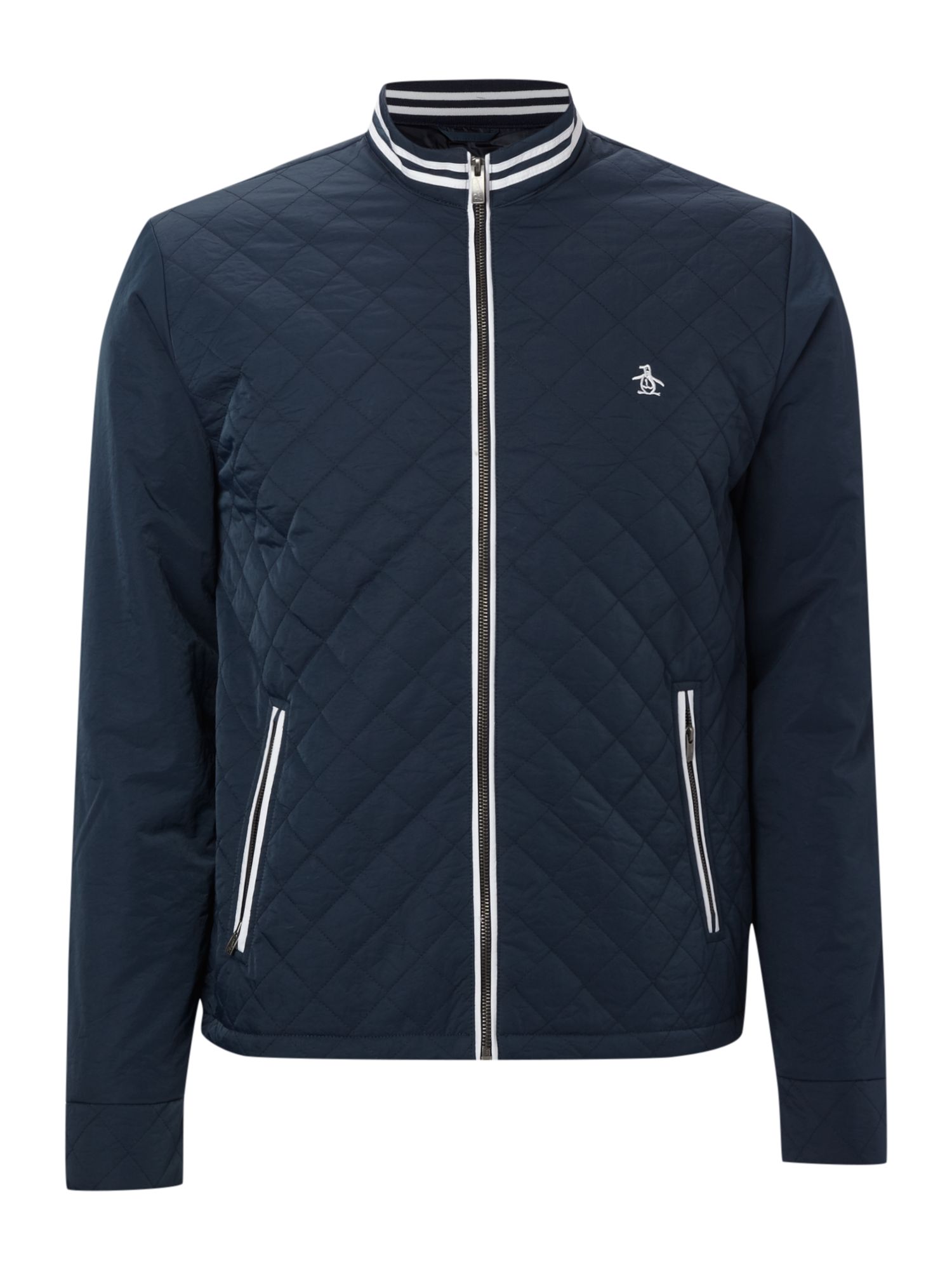 Original penguin Quilted Ratner Jacket in Blue for Men | Lyst