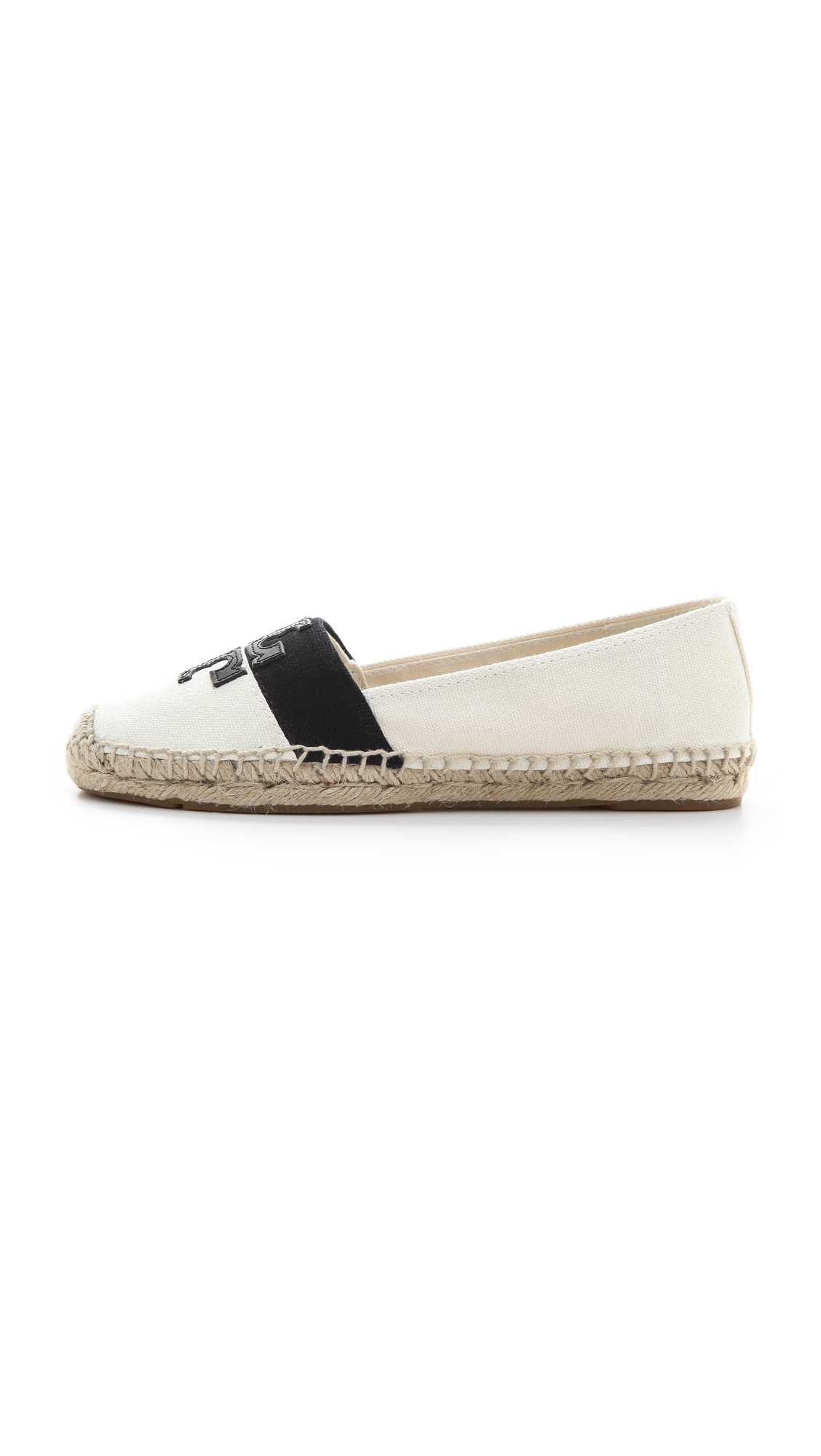 tory burch weston flat espadrille canvas