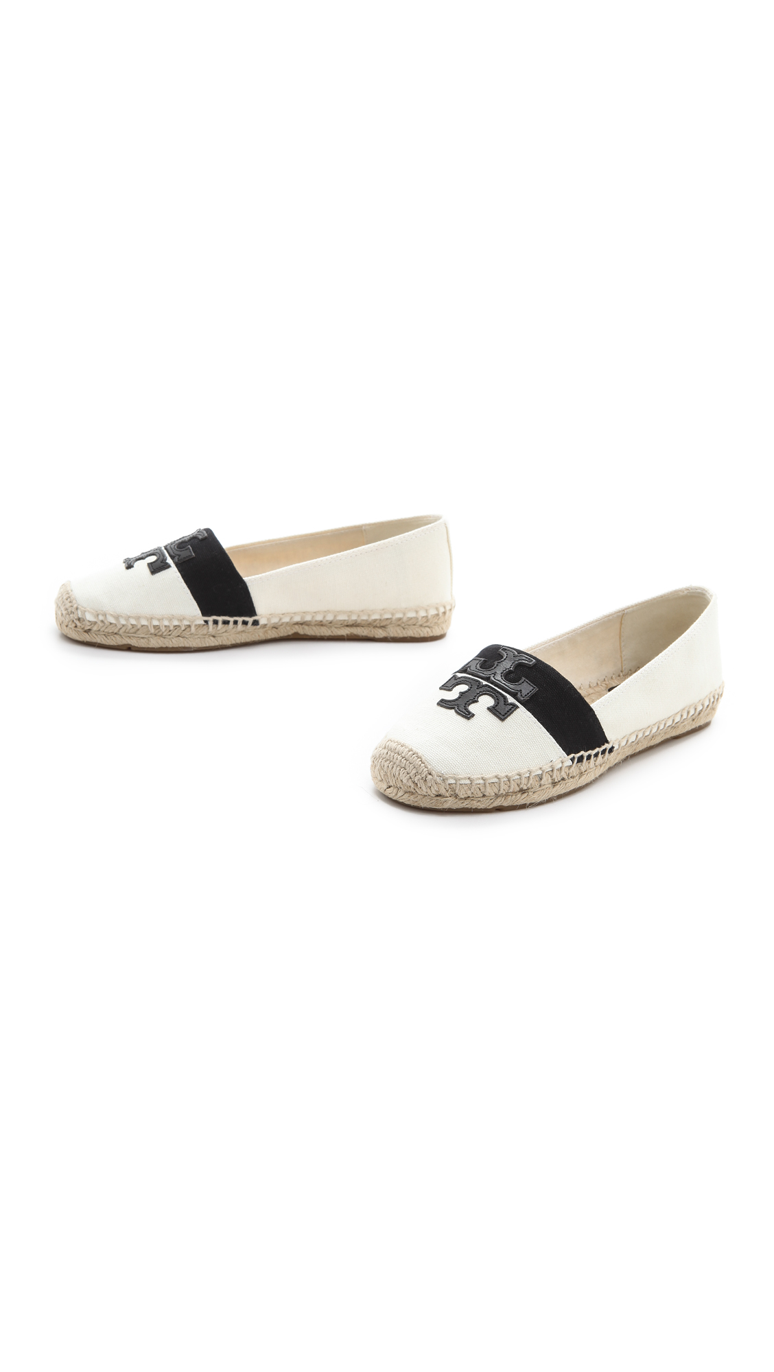 tory burch espadrille white