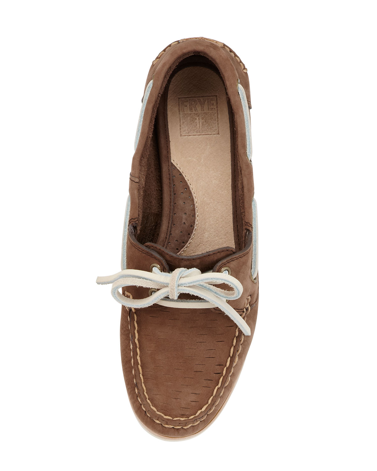 Lyst Frye Quincy Boat Shoe Brown in Brown for Men