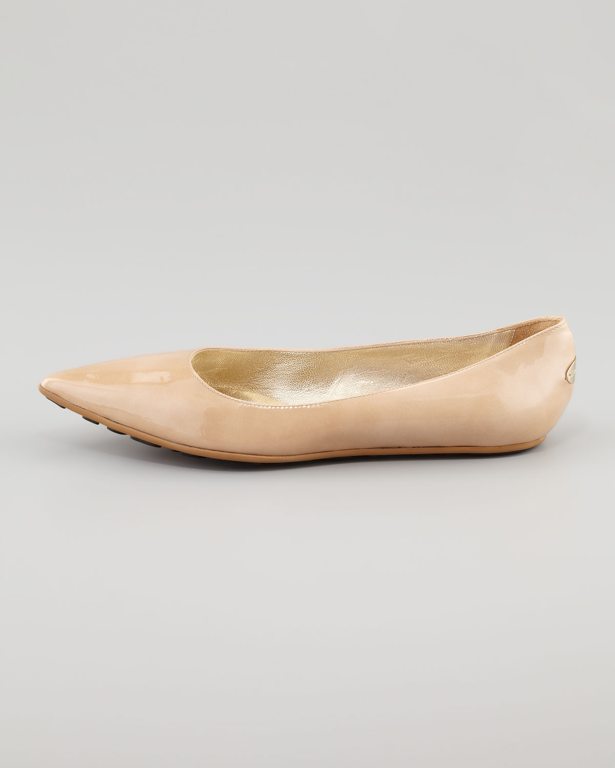 jimmy choo nude flats