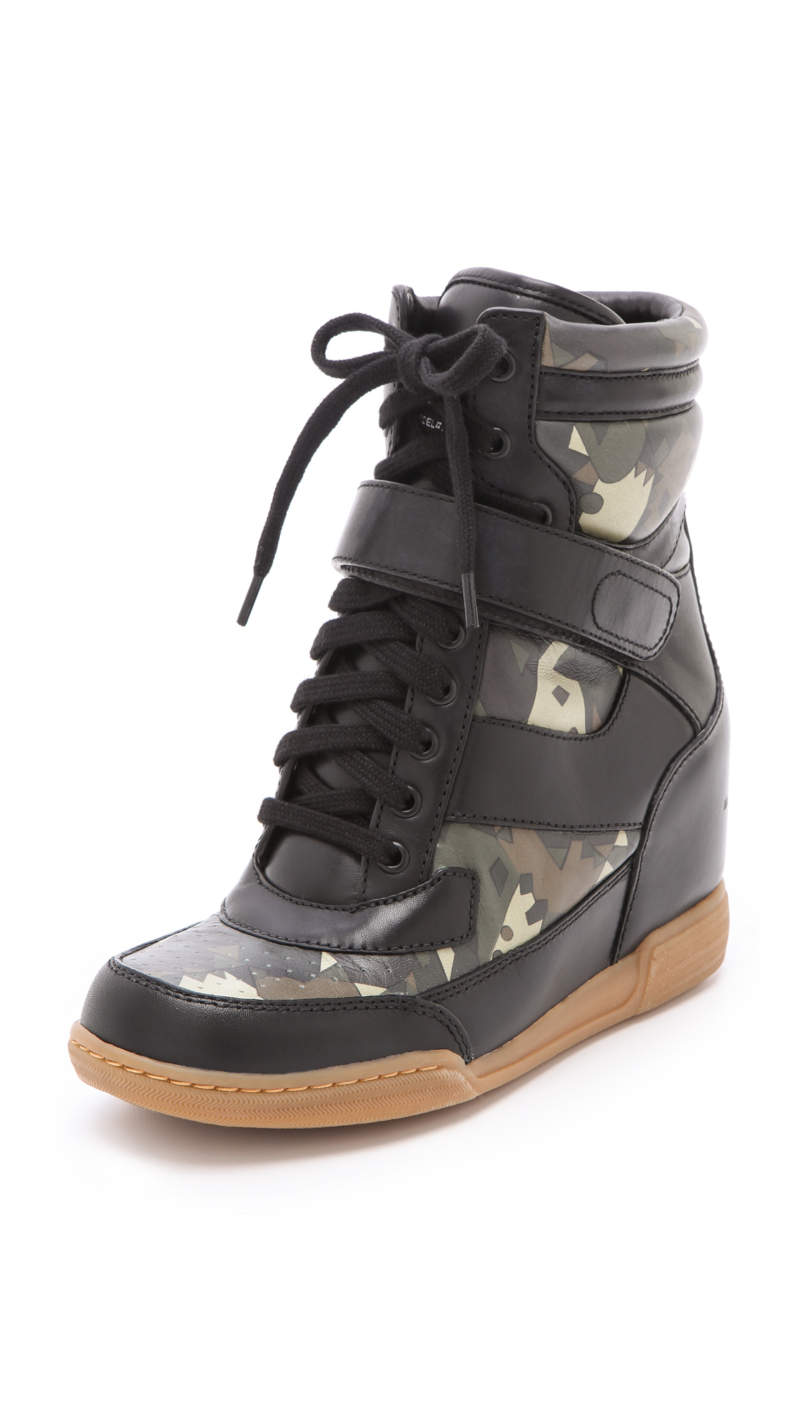 Lyst - Marc by marc jacobs Wedge Sneakers in Black