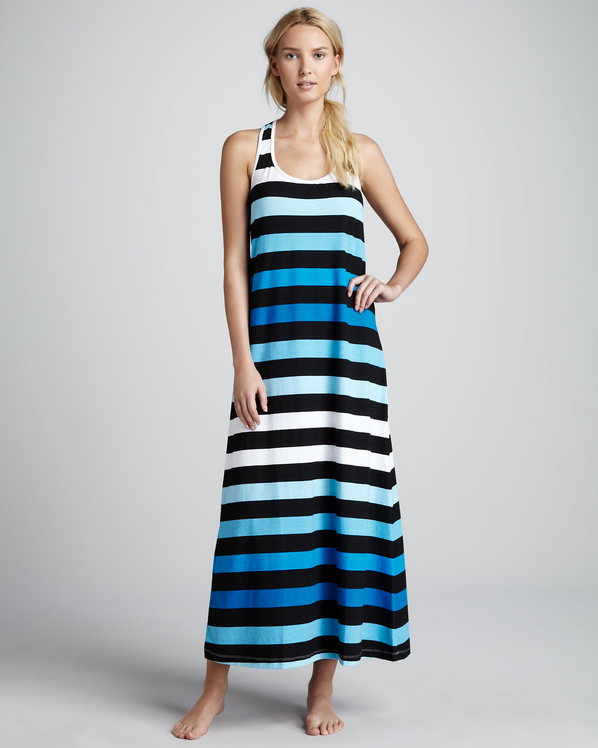 Tommy bahama Bermuda Striped Maxi Dress in Blue | Lyst