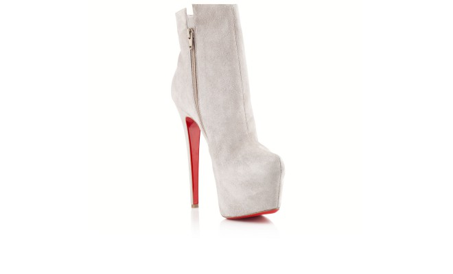 louboutin white booties