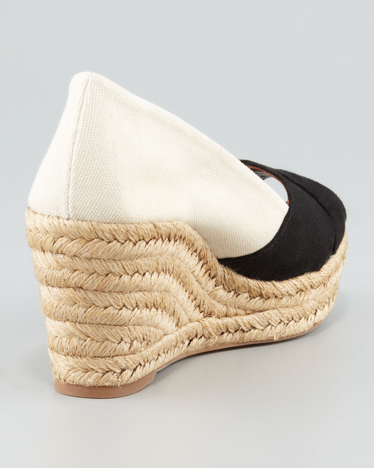 Lyst - Tory Burch Filipa Colorblock Espadrilles in Black
