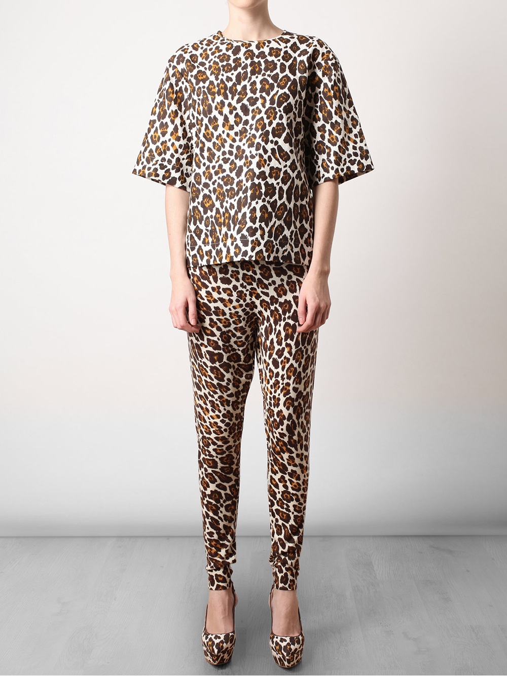 women's leopard pants