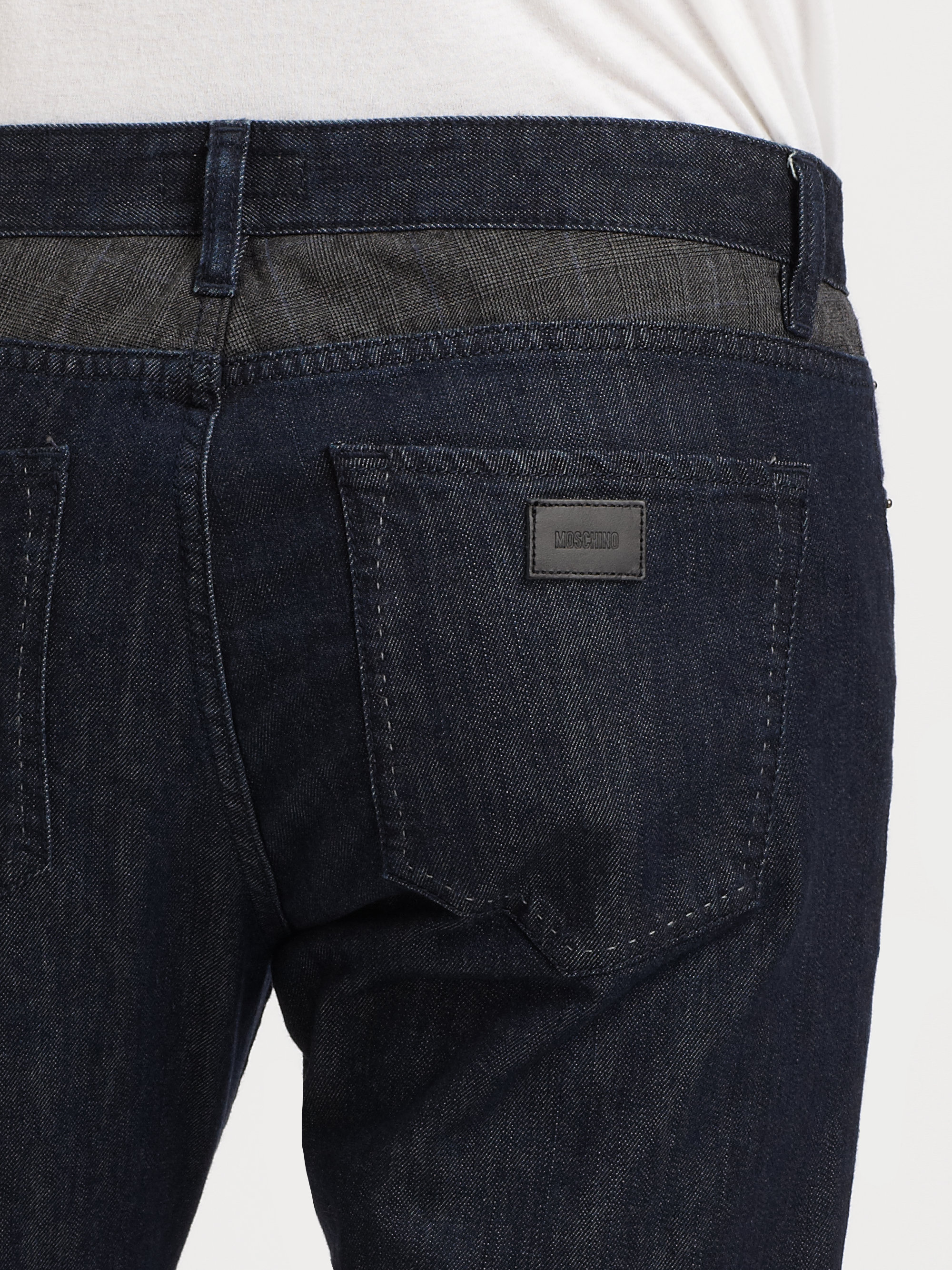 Moschino Fivepocket Denim Jeans in Blue for Men (denim) | Lyst
