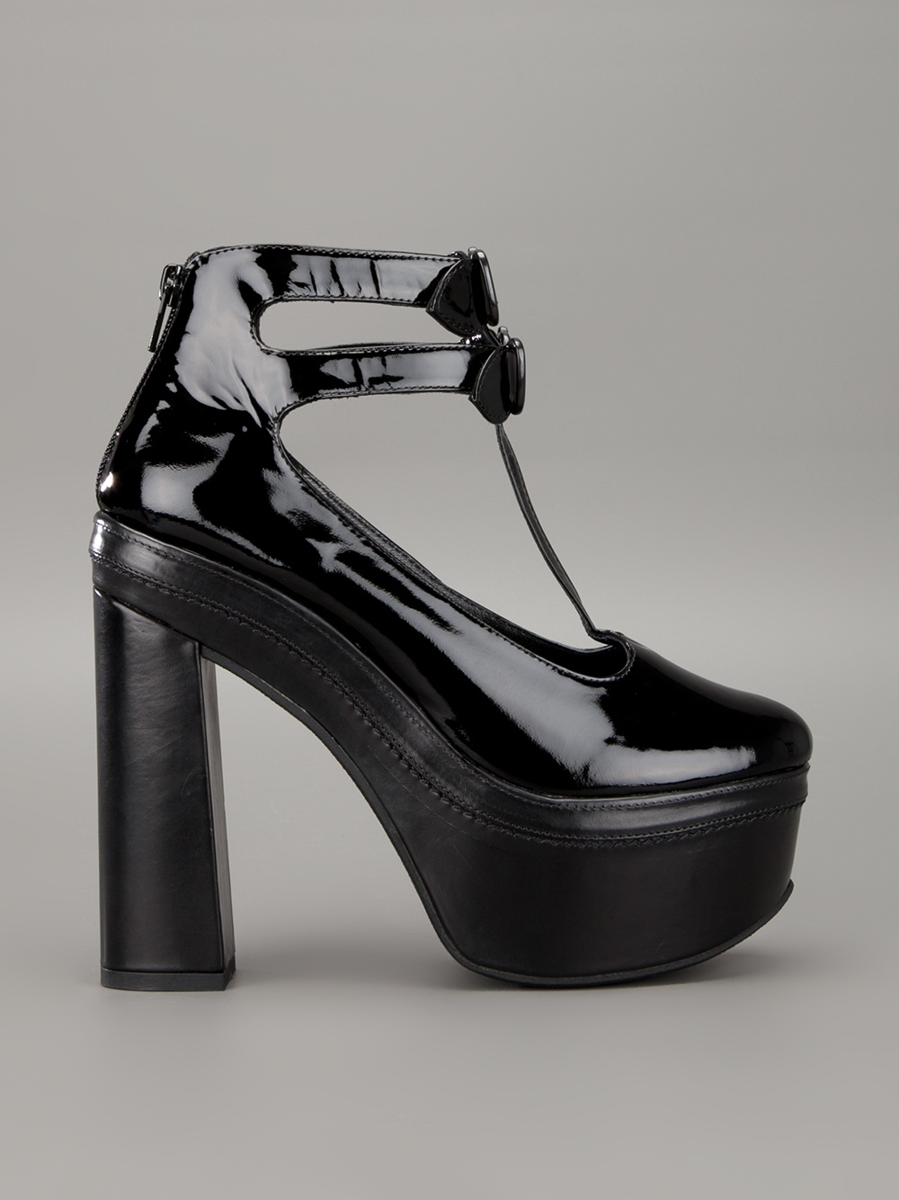 born black patent leather shoes