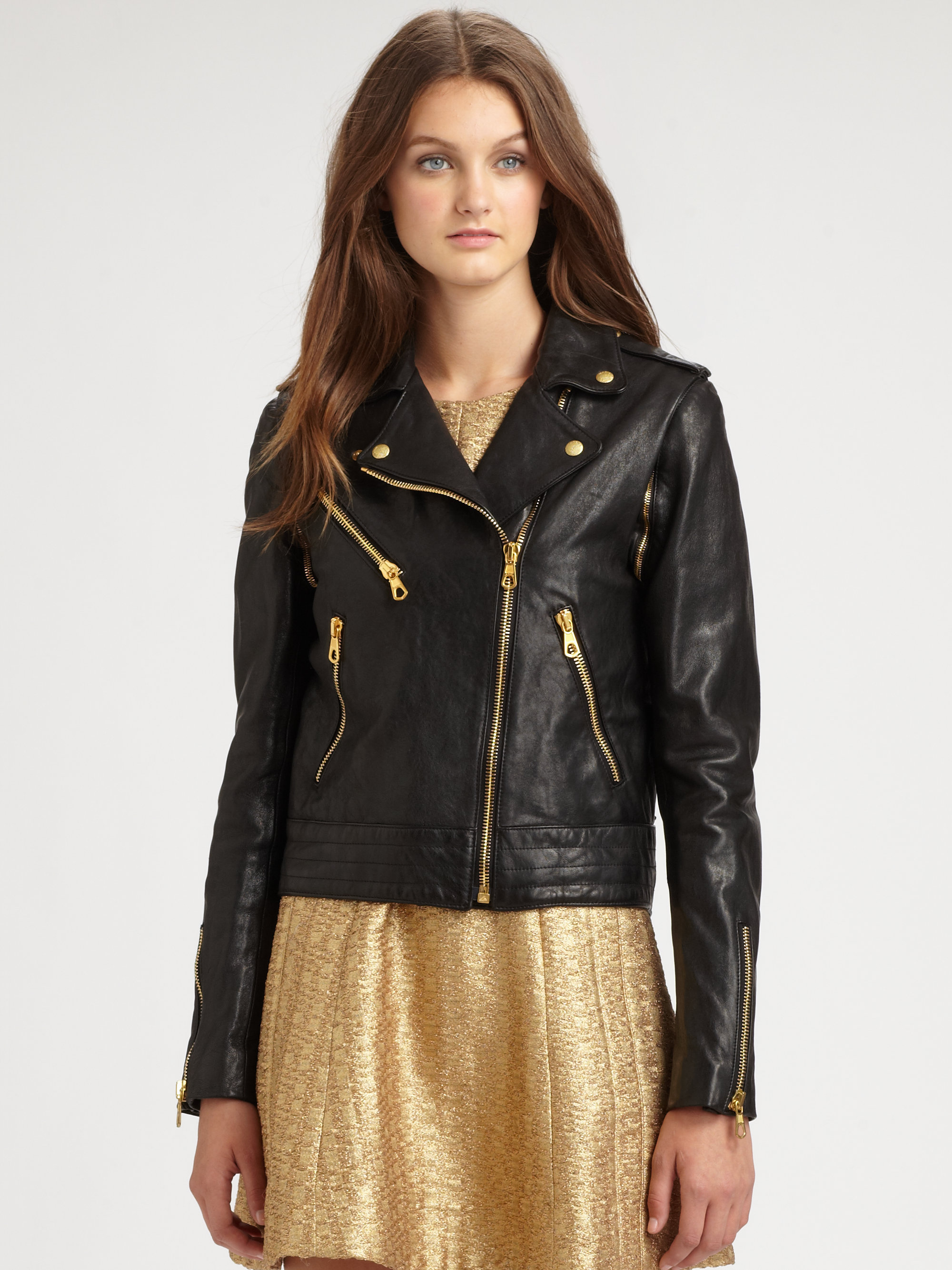 Rag Bone Bowery Convertible Leather Jacket In Black Lyst Gallery