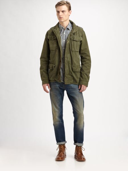 Scotch & Soda Military Jacket in for Men (army) | Lyst