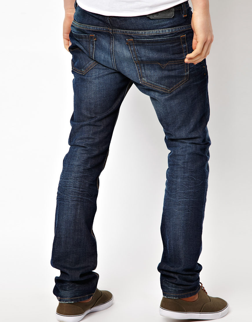 Lyst - Diesel Jeans Thavar Slim Fit Dark Wash in Blue for Men