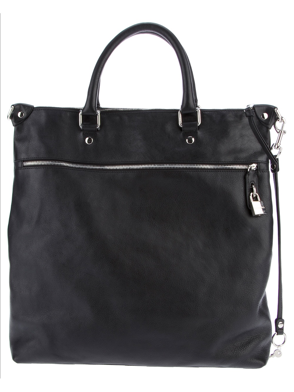 Dolce & Gabbana Leather Tote Bag in Black for Men | Lyst