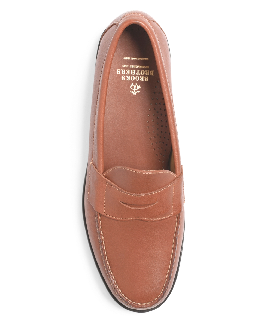 Brooks brothers Classic Penny Loafers in Brown for Men | Lyst