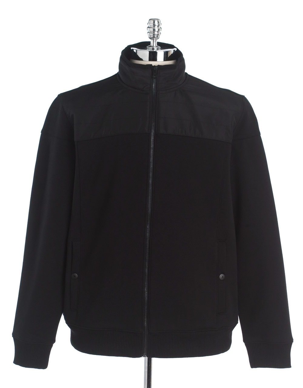 Calvin Klein Bomber Jacket in Black for Men (charcoal) | Lyst