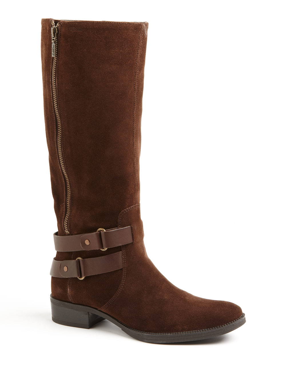 Geox D Mendi Stivali Boots in Brown (brown suede) | Lyst