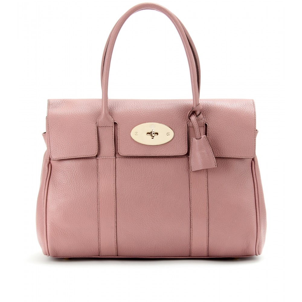 Lyst - Mulberry Bayswater Leather Tote in Pink