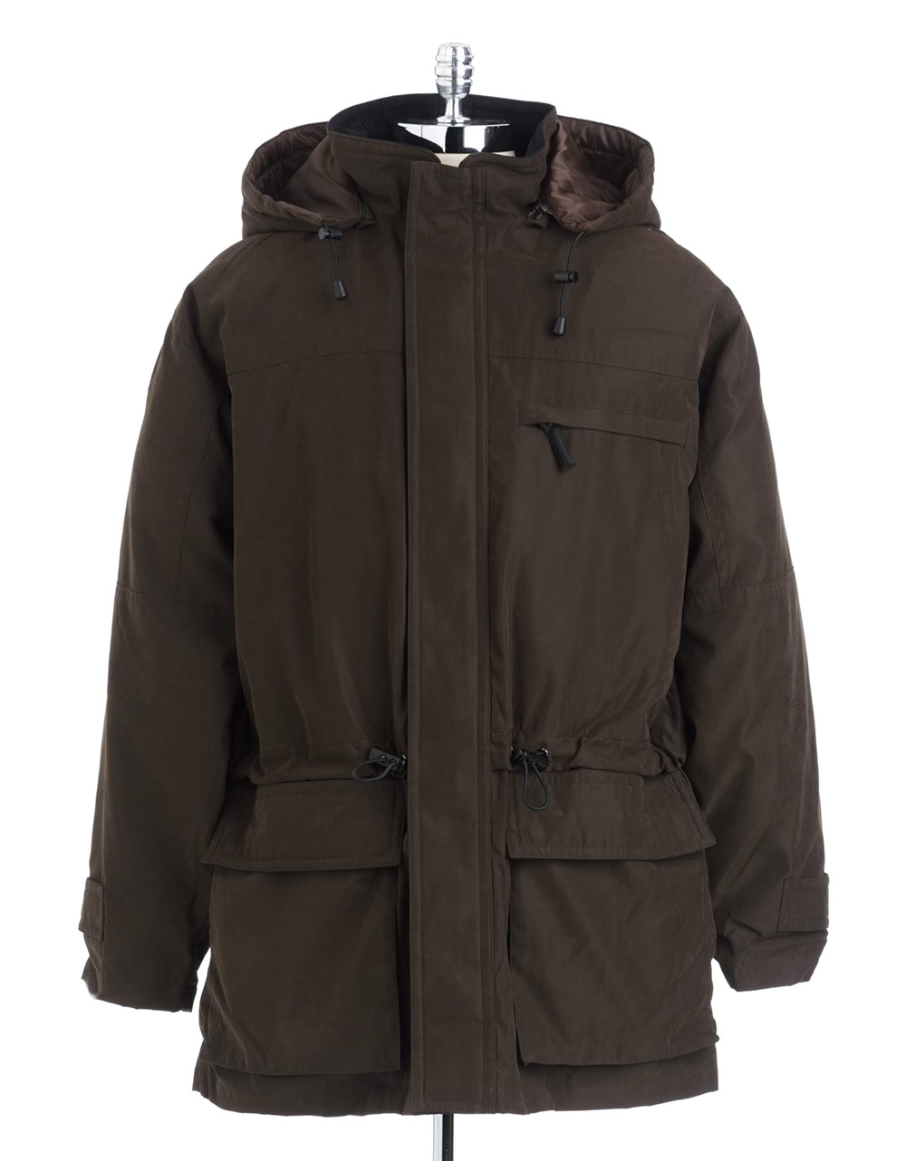 Rainforest Down Coat with Removable Hood and Liner in for Men (accorn ...