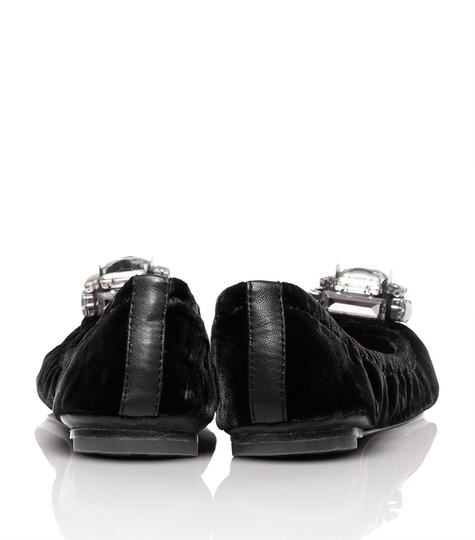 tory burch eddie flat black
