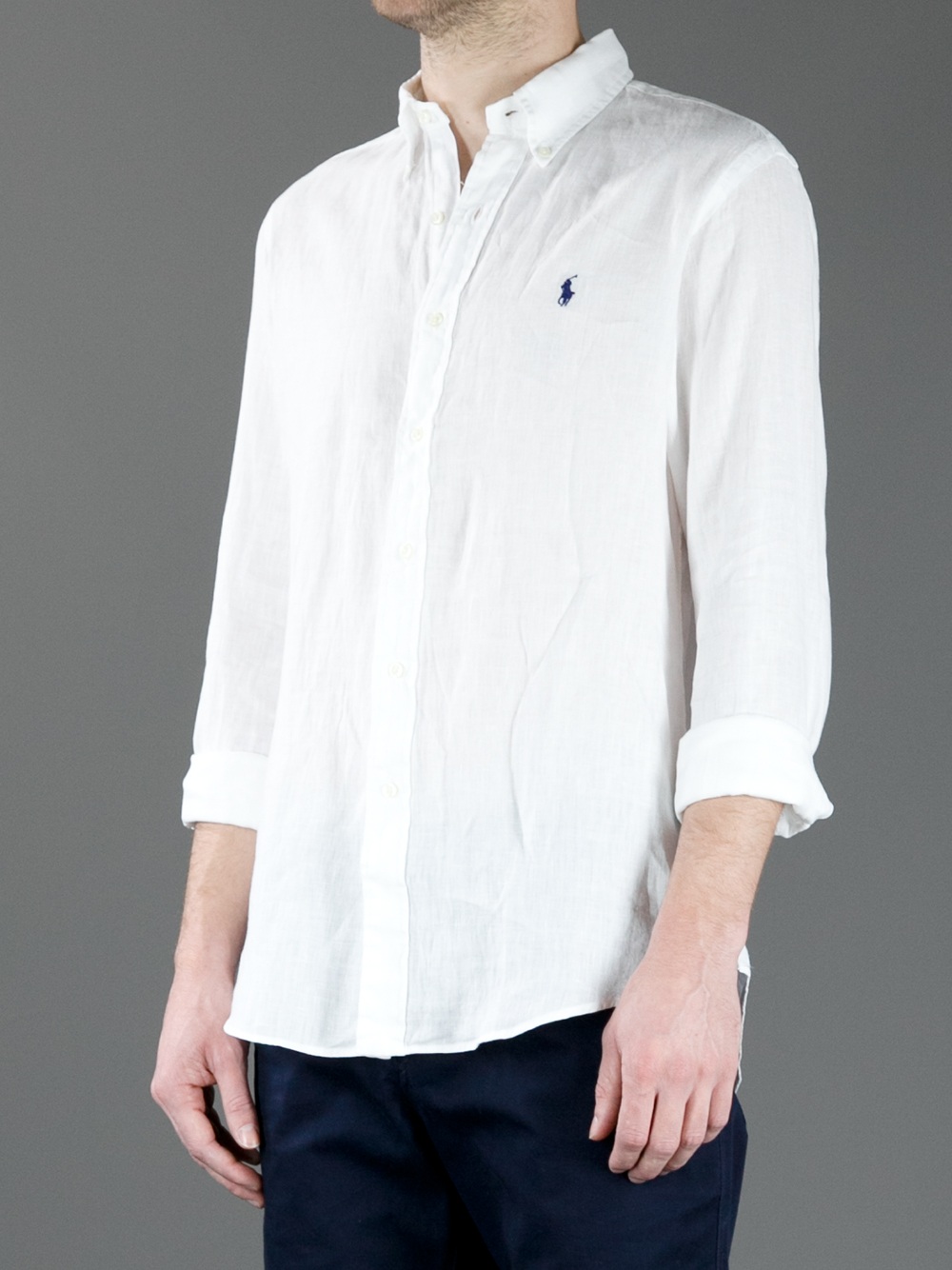 Lyst - Polo Ralph Lauren Button Down Shirt in White for Men
