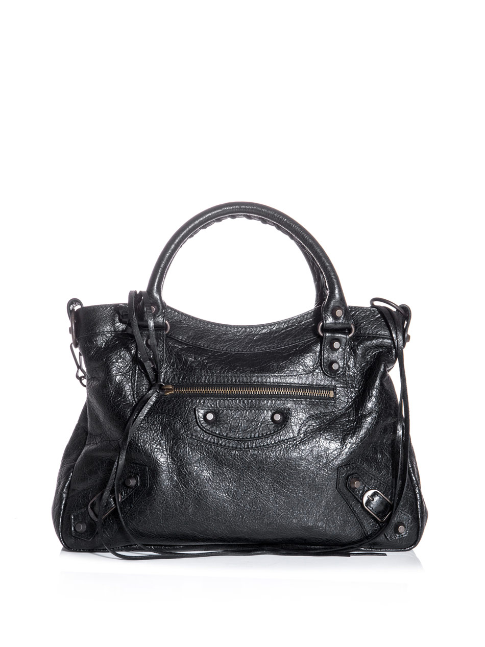 Balenciaga Classic Town Bag in Black | Lyst