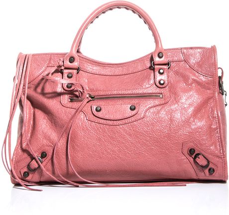 Balenciaga Classic City Bag in Pink | Lyst