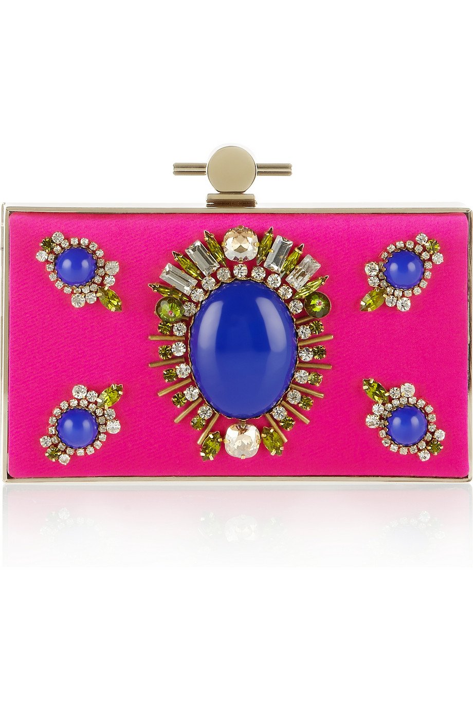 Jason wu Resort Karlie Box Clutch in Pink (magenta) | Lyst