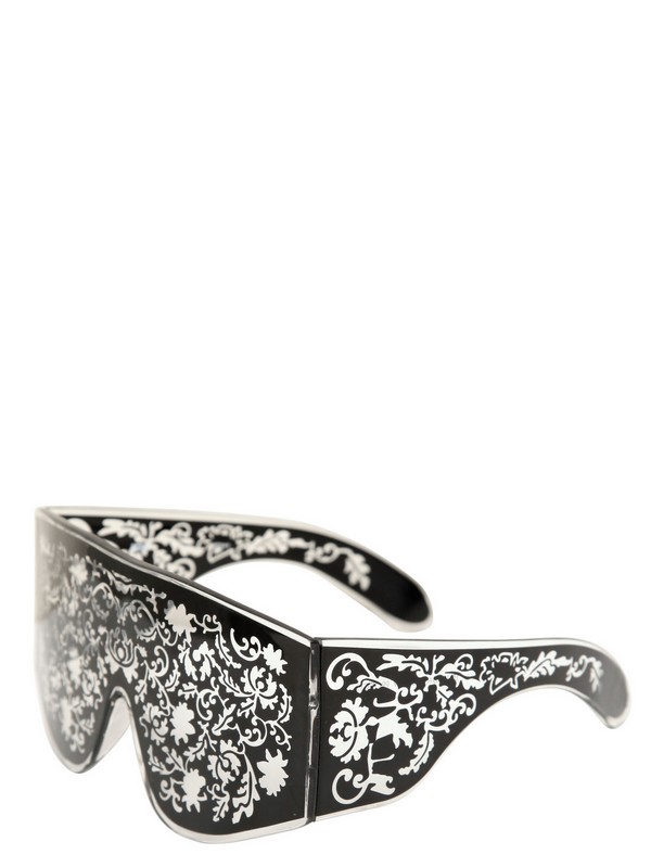 Lyst Ktz Metal Embroidery Sunglasses in Black