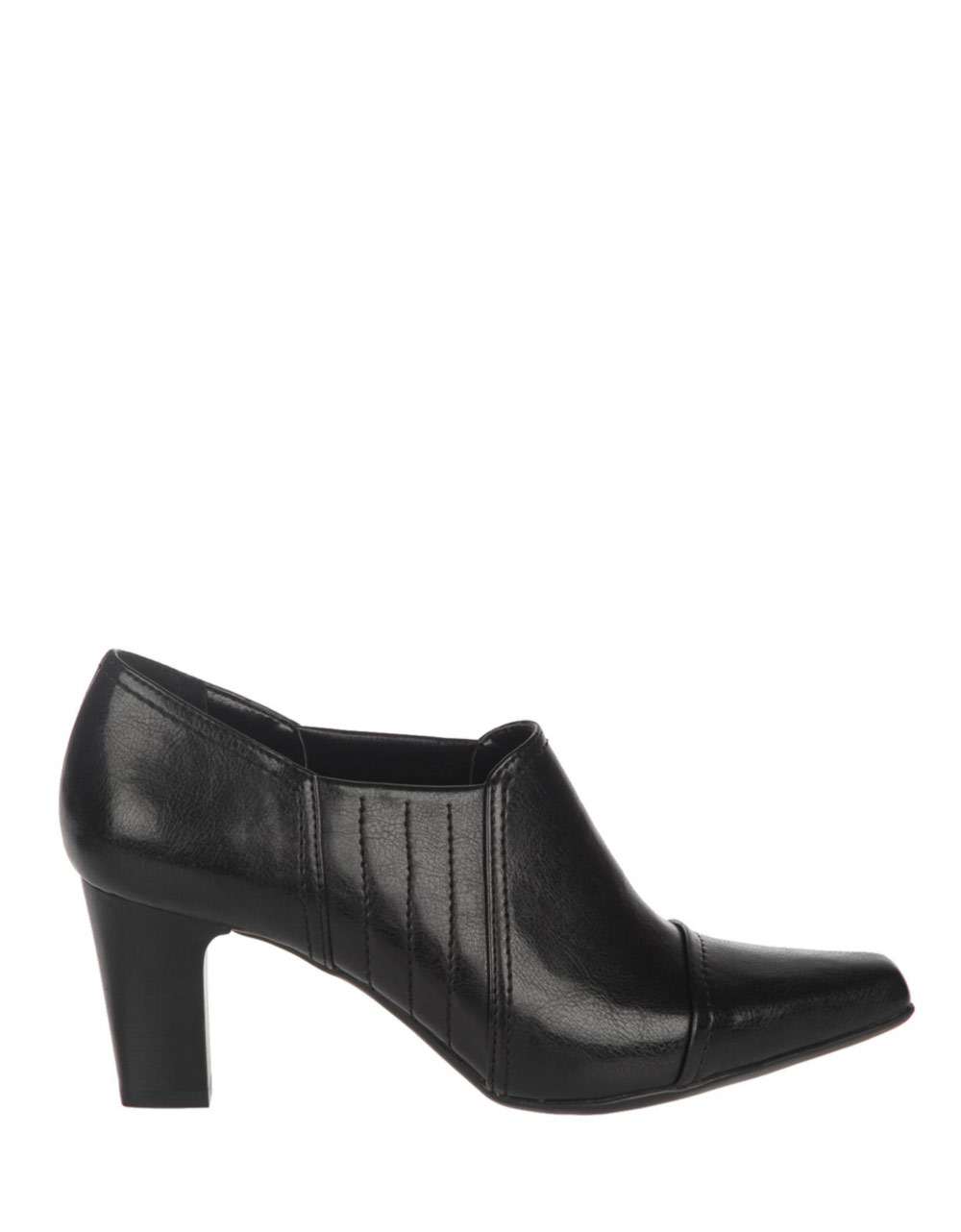 Franco Sarto Tanya Leather Highheel Ankle Boots in Black (black leather ...