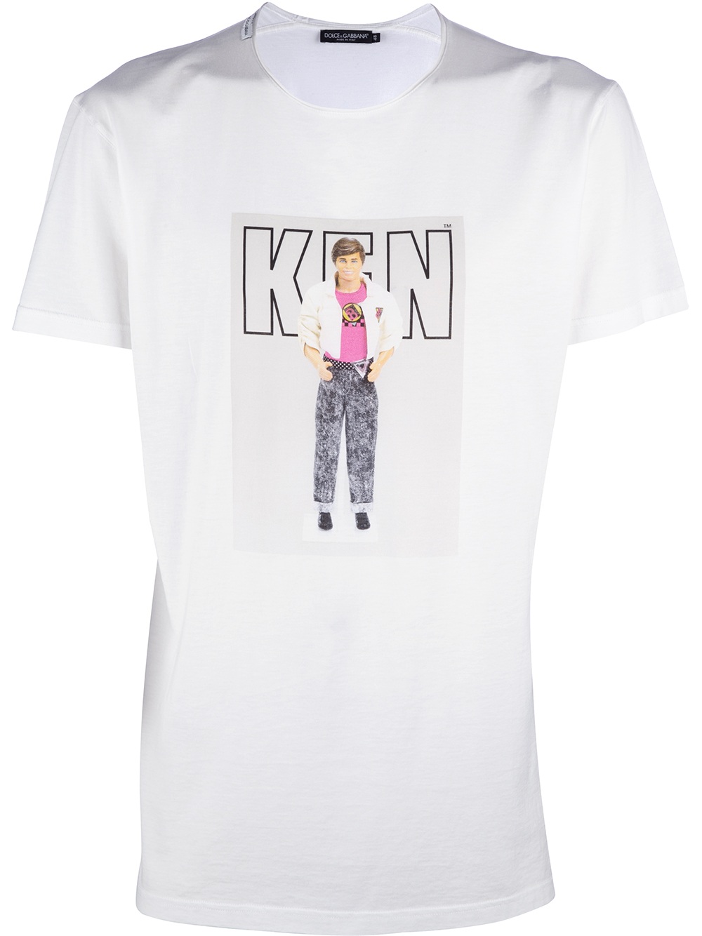 Lyst - Dolce & Gabbana Printed Ken T-shirt in White for Men