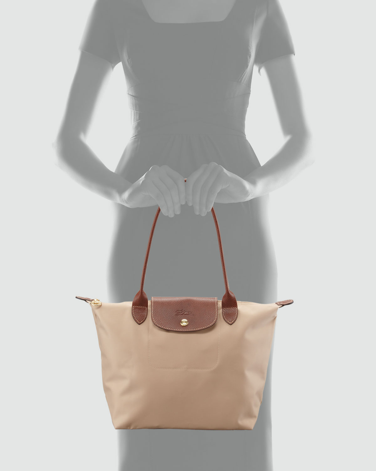 Longchamp Le Pliage L Beige Longchamp Le Pliage L Beige