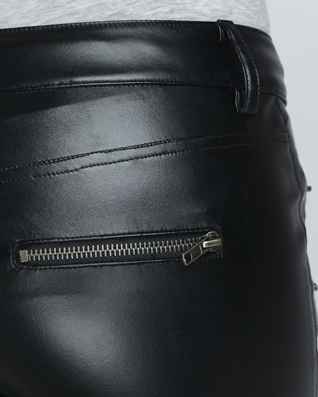Parker Faux Leather Pants in Black (medium) | Lyst