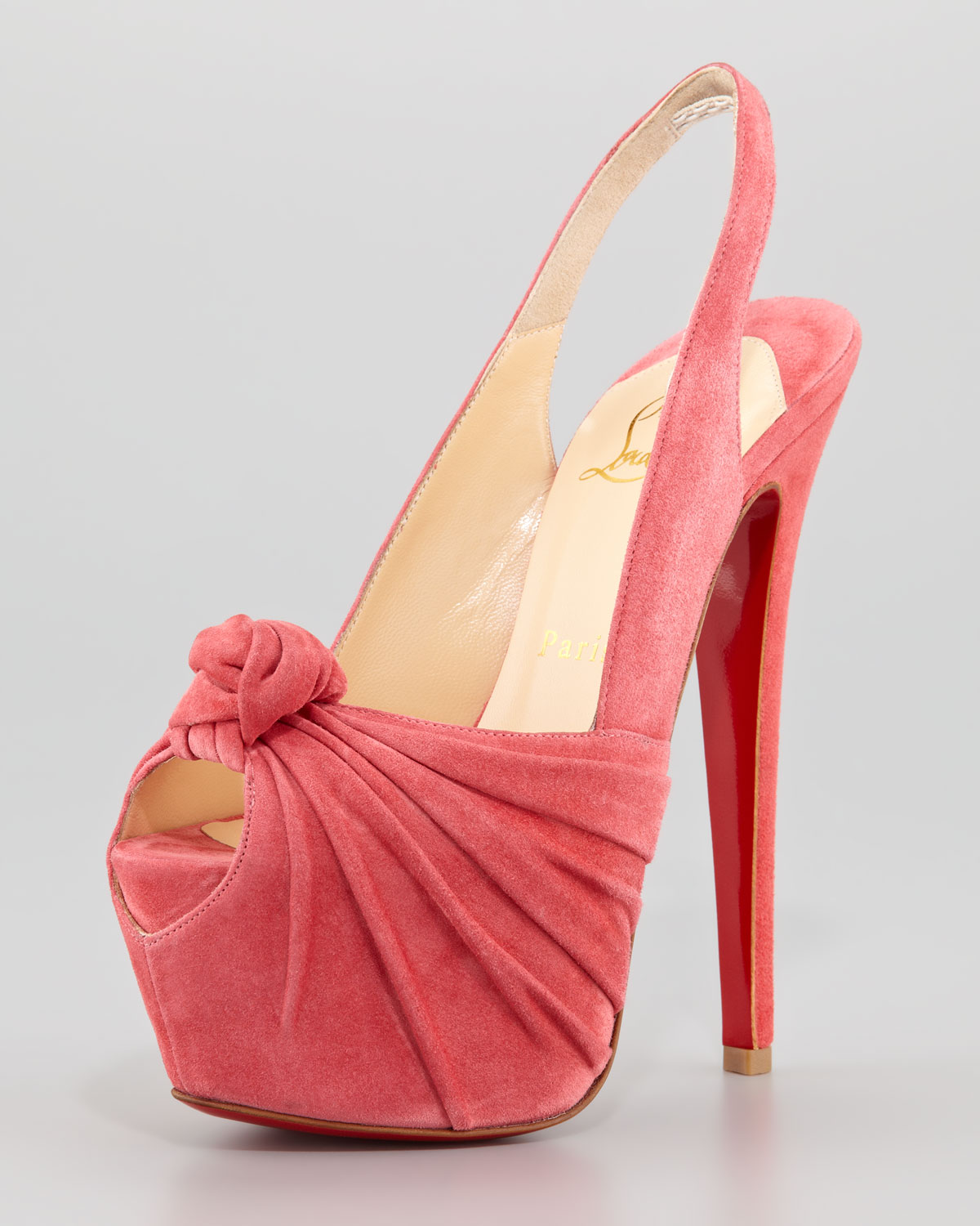 louboutin platform slingback