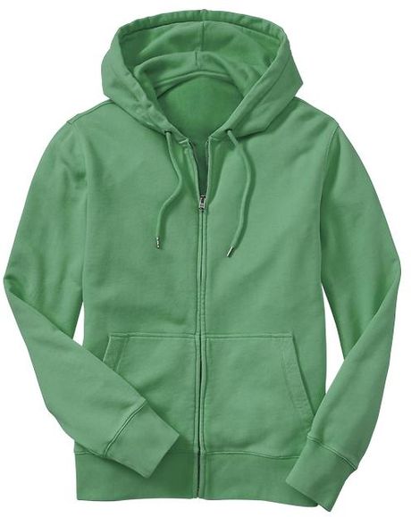 Gap Solid Zip Hoodie in Green for Men (kelly green) | Lyst
