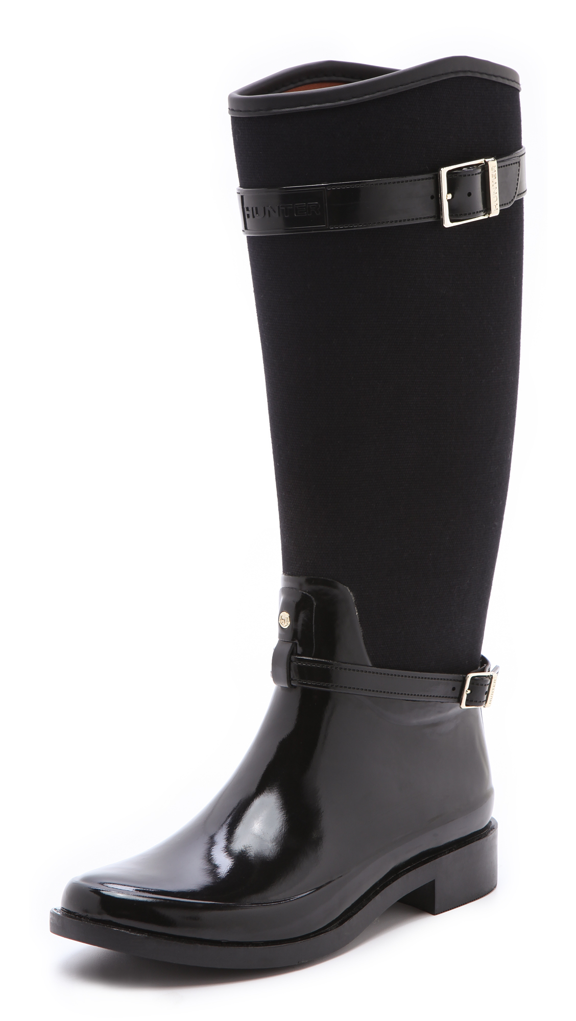 Lyst - Hunter Hunter Chancery Rain Boots in Black