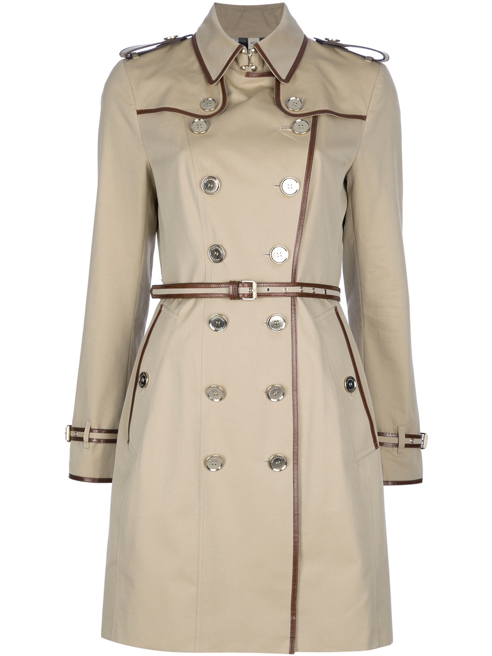 Burberry Trench Coat in Beige (honey) | Lyst