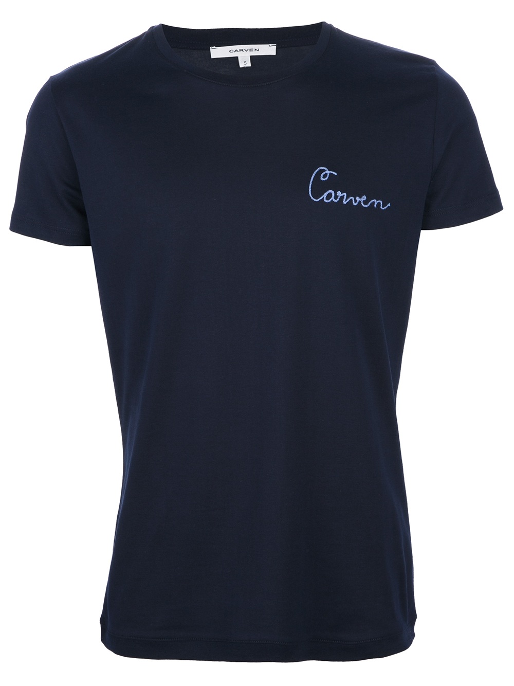 Carven Logo T-shirt in Blue for Men (navy) | Lyst