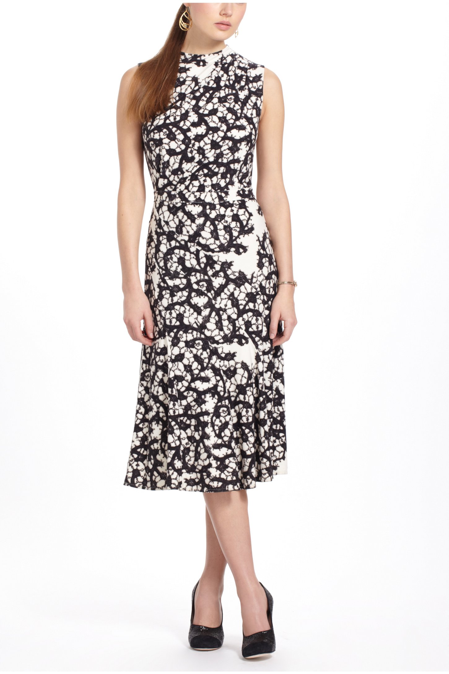 Lyst Anthropologie Inkweb Dress in Black