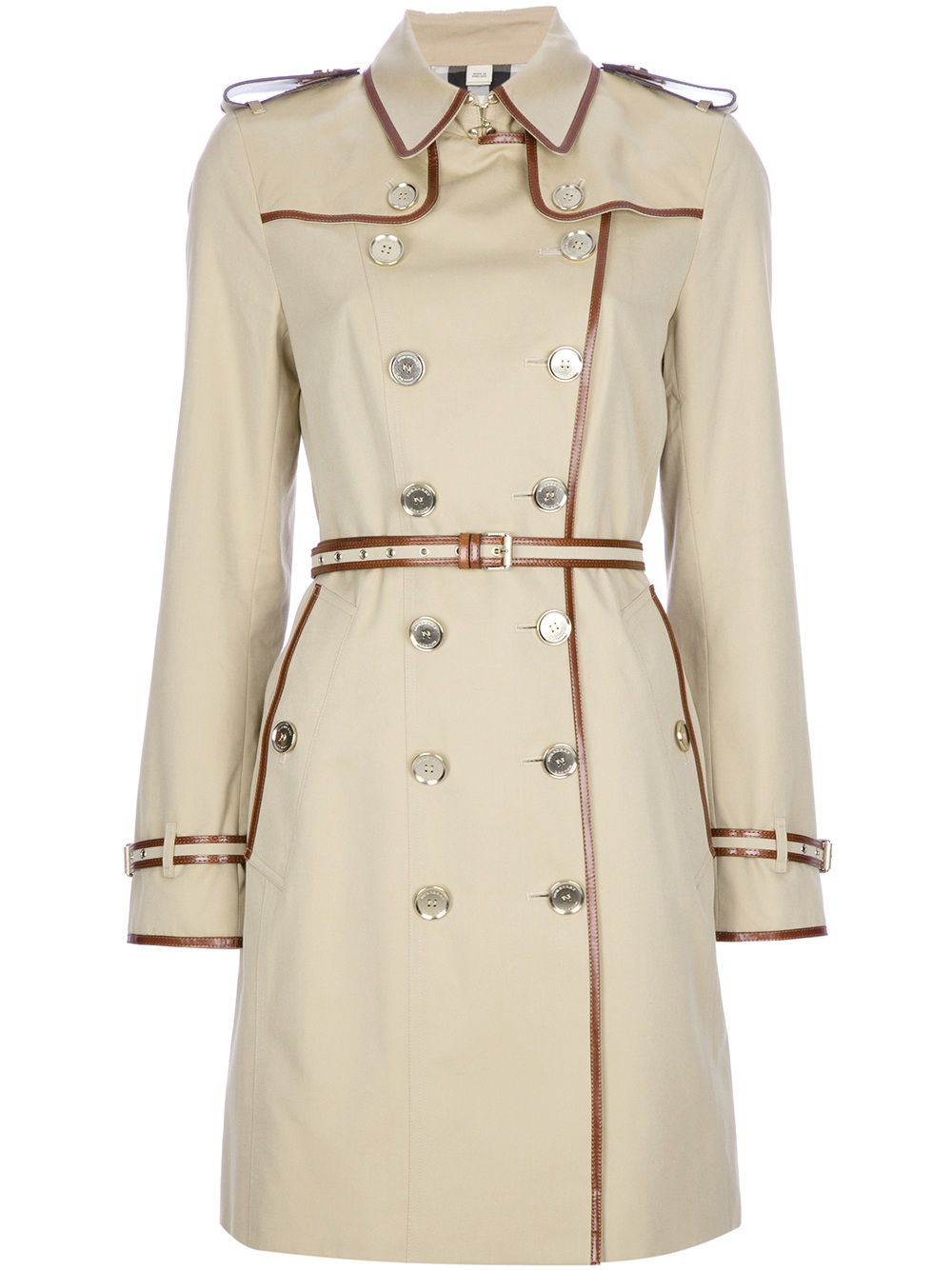 Burberry Trench Coat in Beige | Lyst