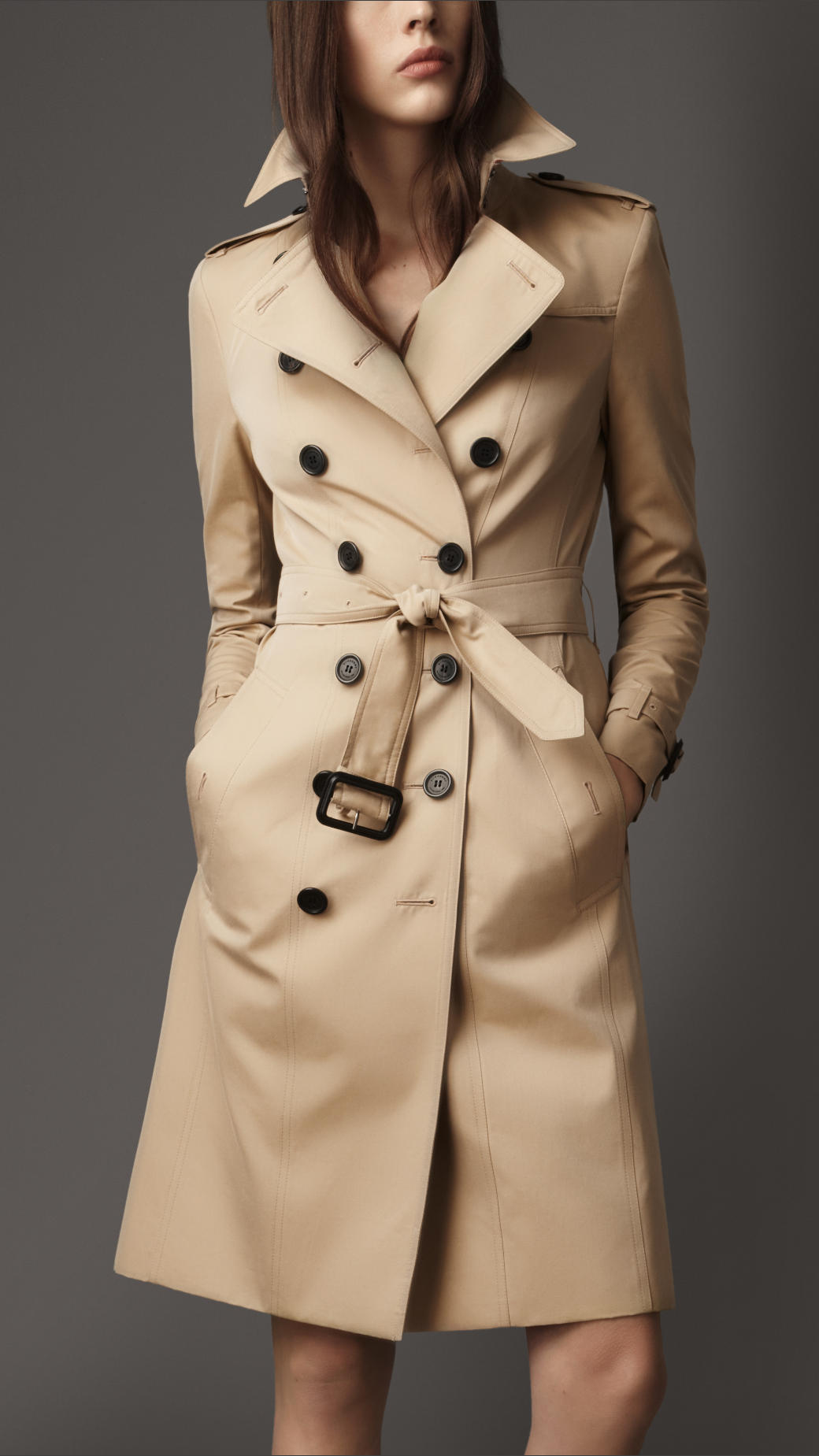 Lyst - Burberry Trench Coat in Brown