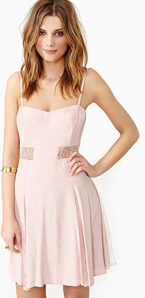 Nasty Gal Sweet Surrender Dress in Pink (blush) | Lyst