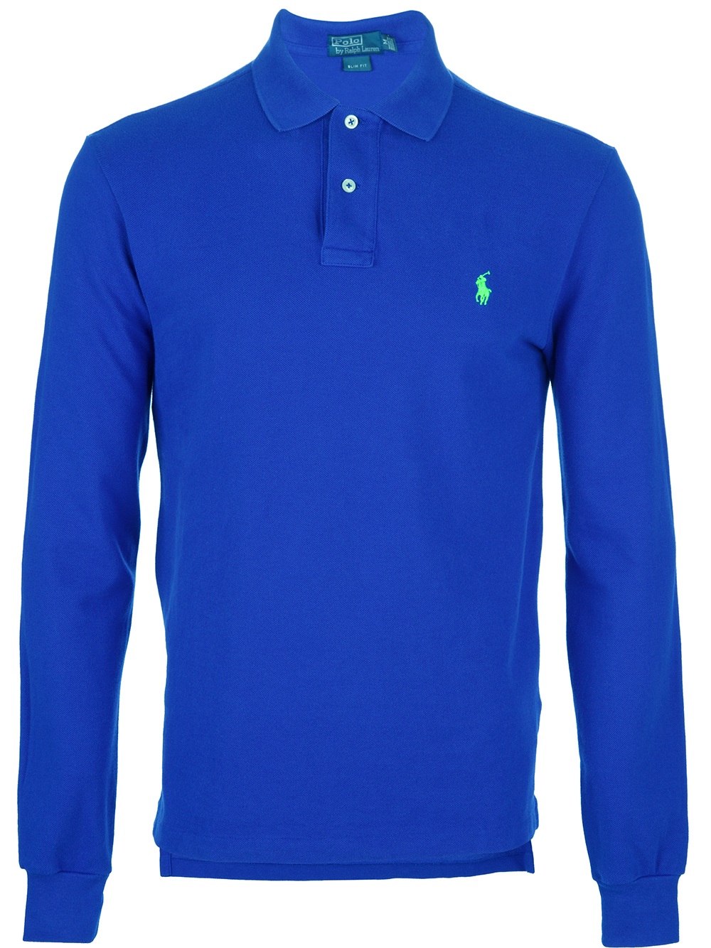 Polo Ralph Lauren Long Sleeve Polo Shirt in Blue for Men | Lyst