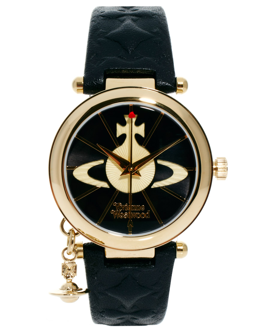 vivienne westwood watch leather strap